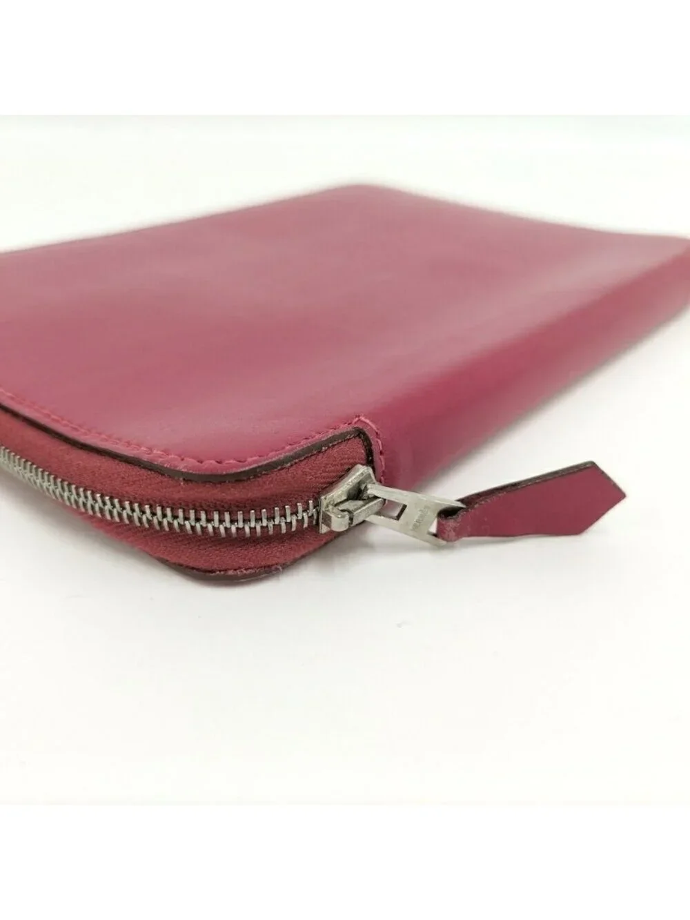 Hermes Agenda Zip Notebook Cover Leather Pink